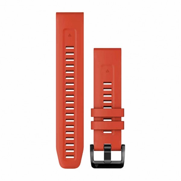 GARMIN Watch Bands QuickFit 22mm Flame Red Silicone 010-13111-04