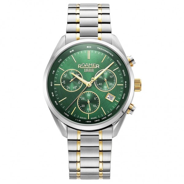 ROAMER Pro Chrono 993819-47-75-20 Chrono Two Tone Stainless Steel Bracelet