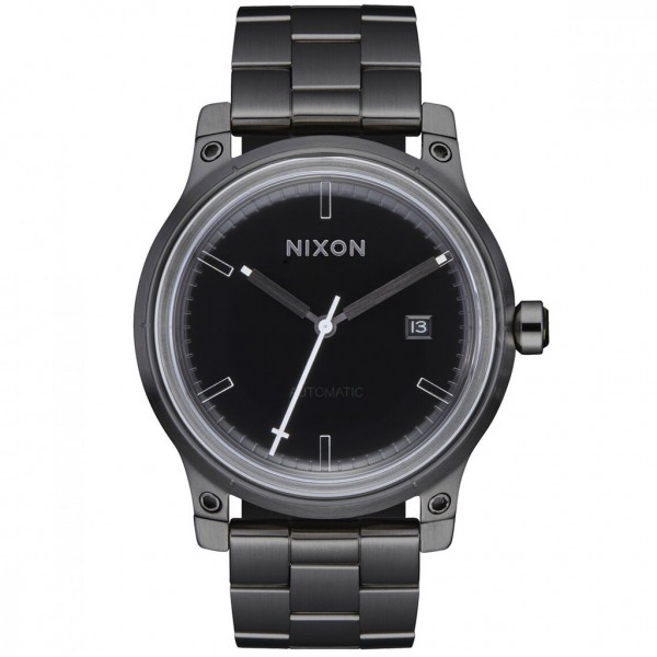 NIXON 5th Element A1294-1420-00 Automatic Anthracite Stainless Steel Bracelet