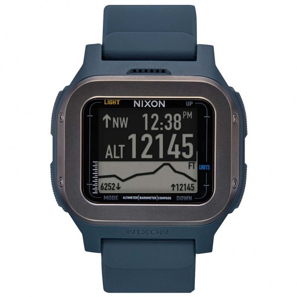 NIXON Regulus Expedition A1324-307-00 Navy Silicone Strap