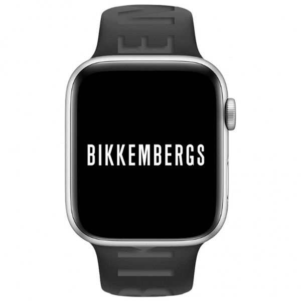 BIKKEMBERGS Smartwatch Medium BK08 Black Silicone Strap