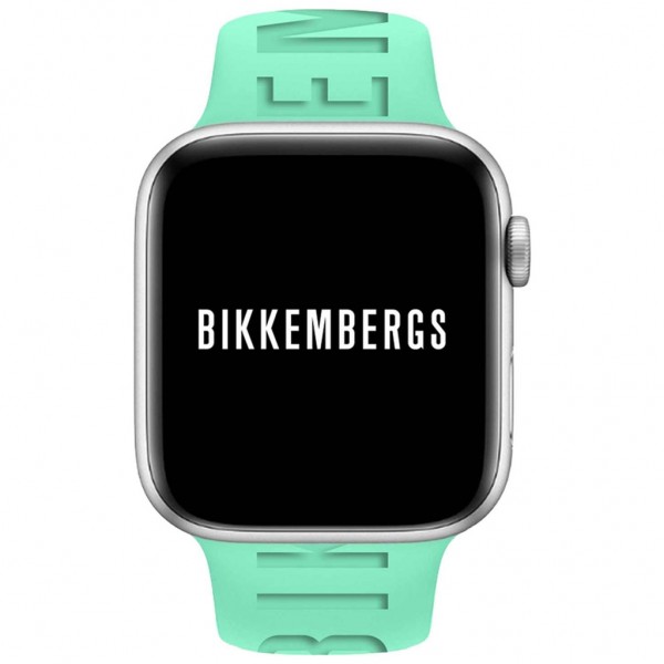BIKKEMBERGS Smartwatch Small BK09 Light Green Silicone Strap
