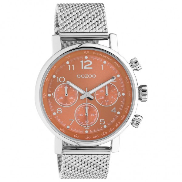 OOZOO Timepieces C10903 Silver Metallic Bracelet
