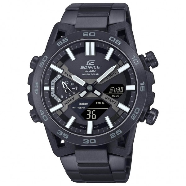 CASIO Edifice Smartwatch ECB-2000DC-1BEF Solar Black Stainless Steel Bracelet