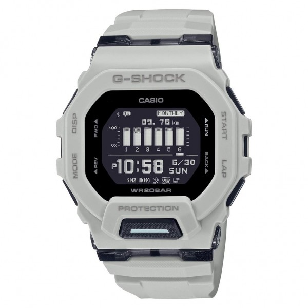 CASIO G-Shock Smartwatch GBD-200UU-9ER Grey Rubber Strap