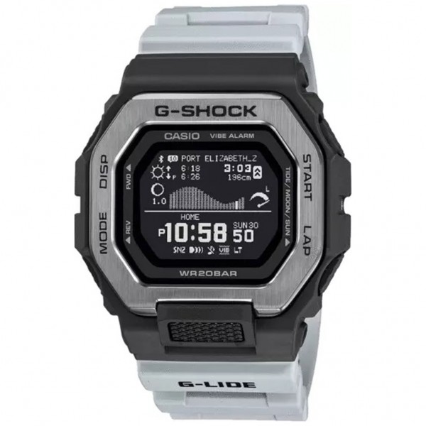 CASIO G-Shock G-Lide GBX-100TT-8ER Grey Rubber Strap