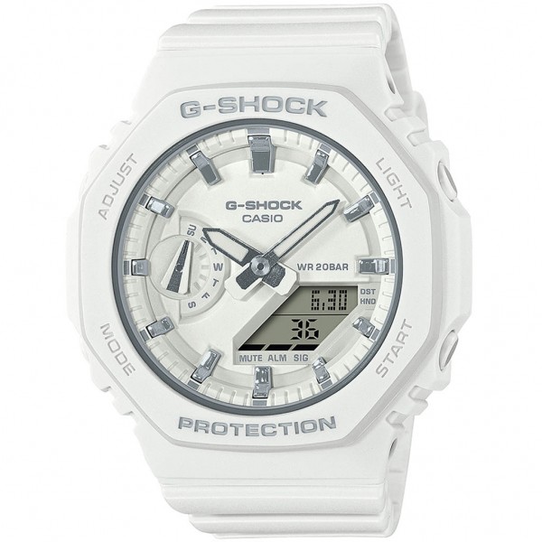 CASIO G-Shock GMA-S2100-7AER White Rubber Strap