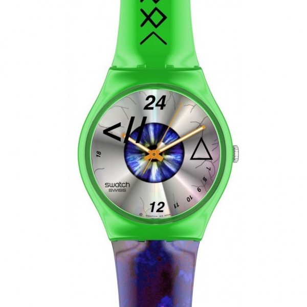 SWATCH Playa Look GZ215 Design Printed Silicone Strap
