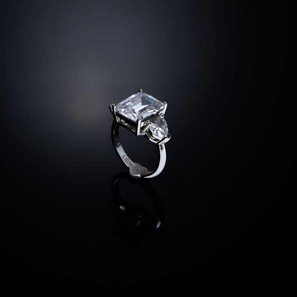 CHIARA FERRAGNI Ring Princess Crystals | Silver Metal J19AVU06014