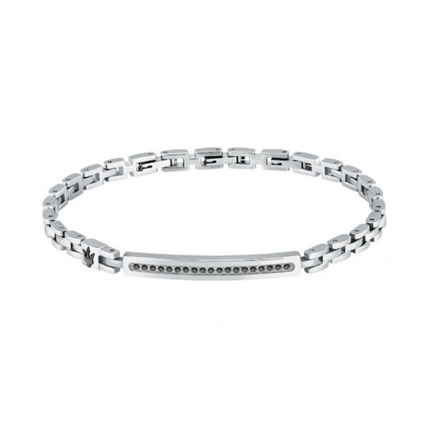 MASERATI Bracelet JM224AVD41 Crystals | Silver Stainless Steel