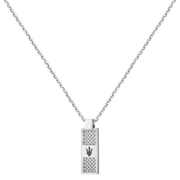 MASERATI Necklace JM423AVD20 | Silver Stainless Steel