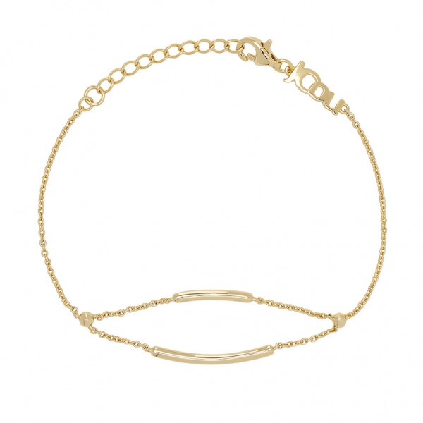 JCOU Chains Bracelet Silver 925° Gold Plated 14K JW904G2-02