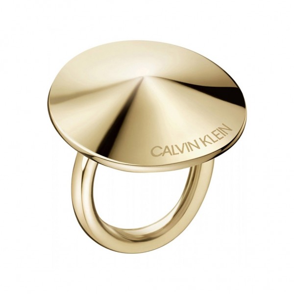 CALVIN KLEIN Spinner Ring Gold Stainless Steel KJBAJR100208