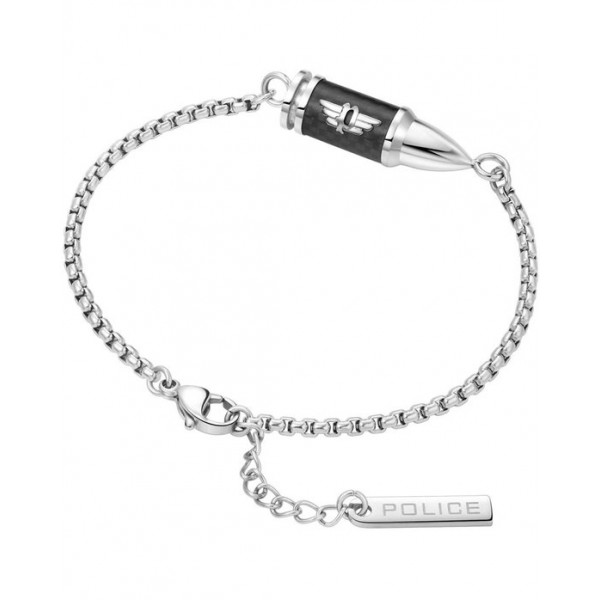 POLICE Bracelet Showpiece | Silver Stainless Steel PEAGB0005610