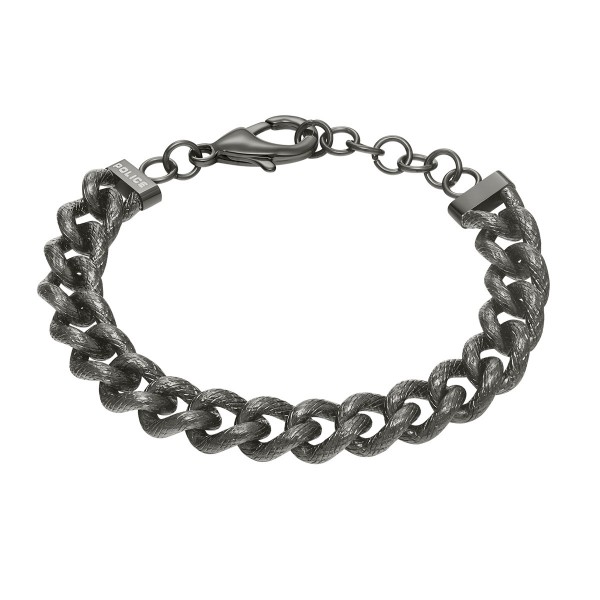 POLICE Bracelet Crank | Anthracite Stainless Steel PEAGB0032303
