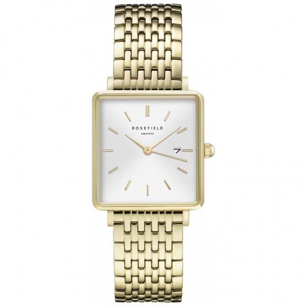 ROSEFIELD The Boxy QWSG-Q09 Gold Stainless Steel Bracelet