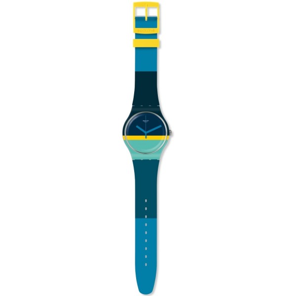 SWATCH Ment'Heure SUOW154 Multicolor Silicone Strap