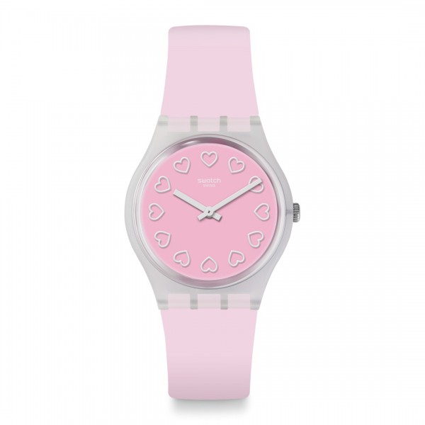 SWATCH All Pink GE273 Pink Silicone Strap