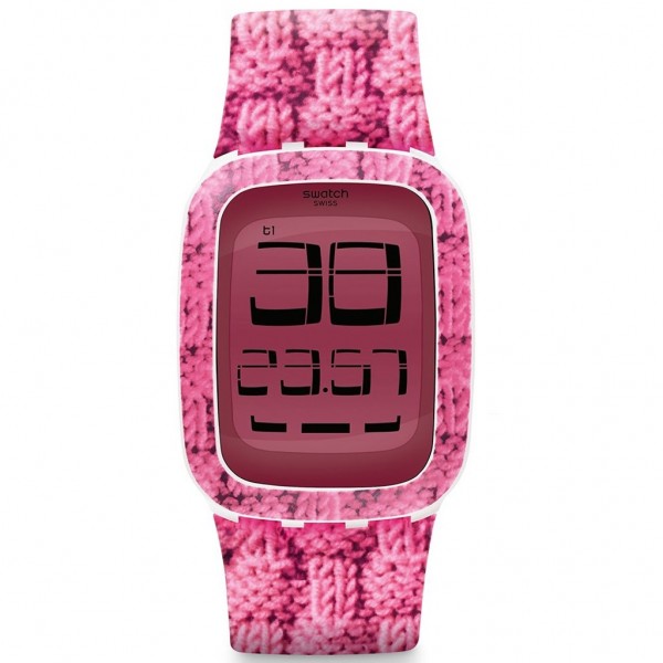 SWATCH I Love Tricot Touch SURW109 Pink Silicone Strap