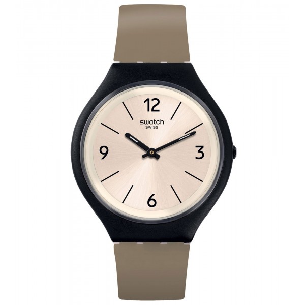 SWATCH Skinsand SVUB101 Brown Leather Strap