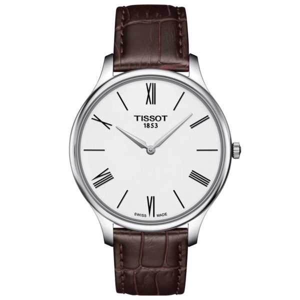 TISSOT T-Classic Tradition 5.5 Brown Leather Strap T0634091601800