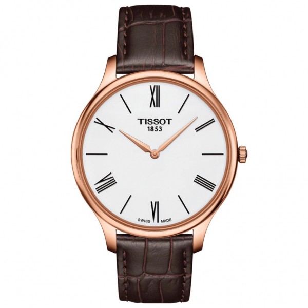 TISSOT T-Classic Tradition 5.5 Brown Leather Strap T0634093601800