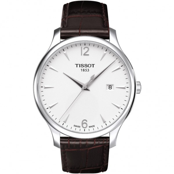 TISSOT T-Classic Tradition Brown Leather Strap T0636101603700