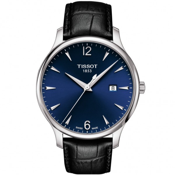 TISSOT T-Classic Tradition Black Leather Strap T0636101604700