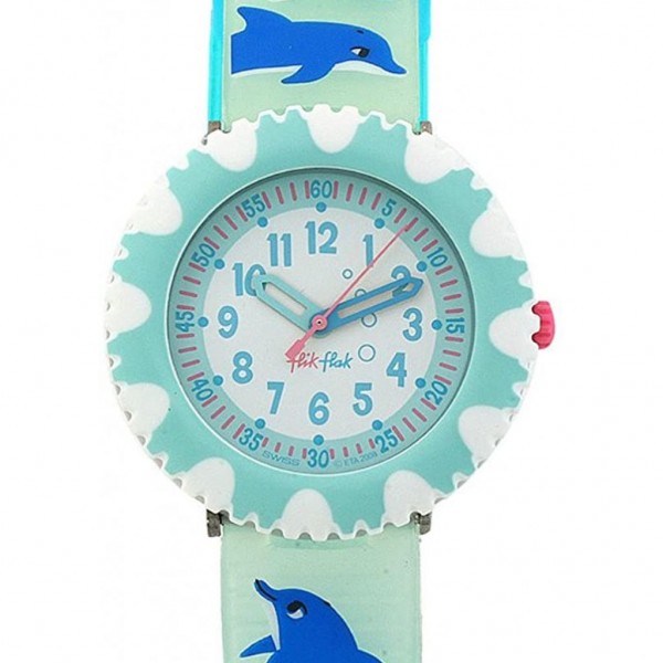 FLIK FLAK Happy Sea Life ZFFT001 Light Blue Plastic Strap