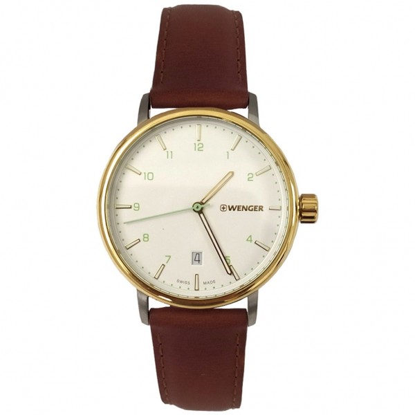 WENGER Urban 01.1731.118 Brown Leather Strap
