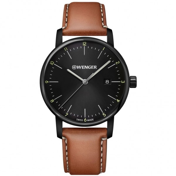WENGER Urban Classic 01.1741.136 Brown Leather Strap