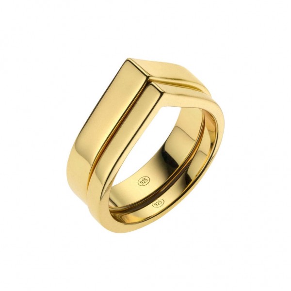 BREEZE Ring | Silver 925° Gold Plated 113009.1014