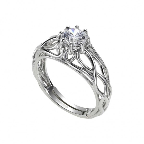 BREEZE Ring Zircons | Silver 925° Silver Plated 113014.4