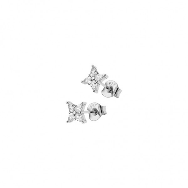 BREEZE Earring Zircons | Silver 925° Silver Plated 215002.4