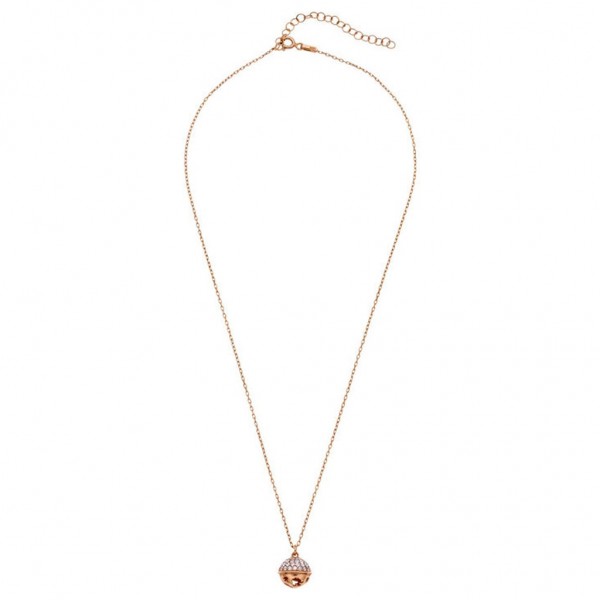 BREEZE Necklace Zircons | Silver 925° Rose Gold Plated 413004.3
