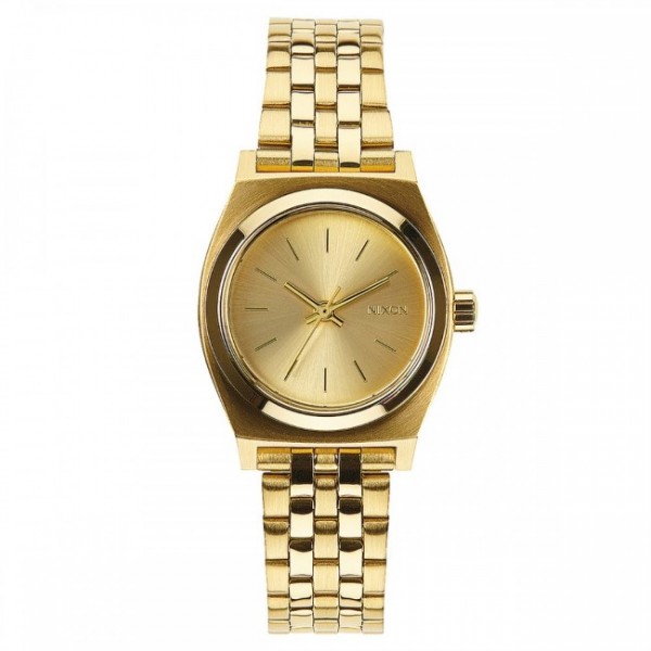 NIXON Small Time Teller A399-502-00 Gold Stainless Steel Bracelet