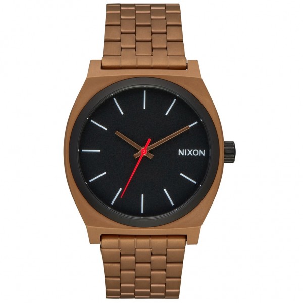 NIXON Time Teller A045-5145-00 Brown Stainless Steel Bracelet