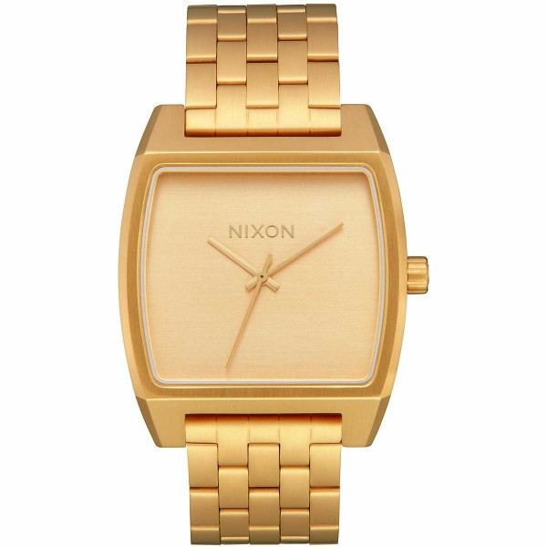 NIXON Time Tracker A1245-502-00 Gold Stainless Steel Bracelet