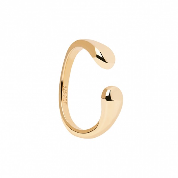 PDPAOLA Ring Essentials Crush | Silver 925° Gold Plated 18K AN01-903-12