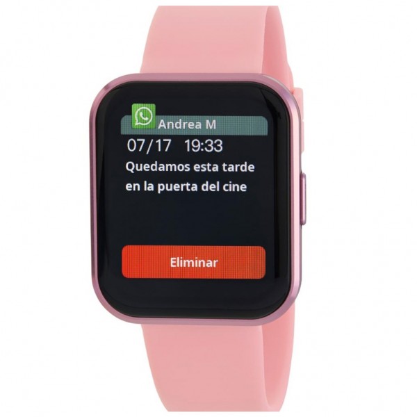 MAREA Smartwatch B63003-3 Pink Rubber Strap