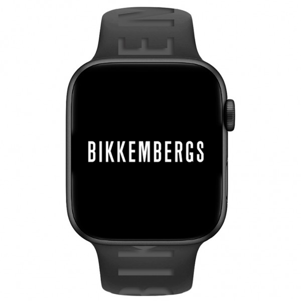BIKKEMBERGS Smartwatch Small BK03 Black Silicone Strap