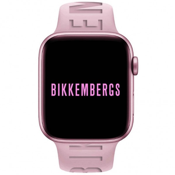 BIKKEMBERGS Smartwatch Small BK02 Pink Silicone Strap