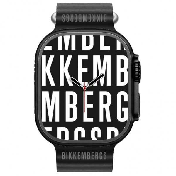 BIKKEMBERGS Smartwatch Big BK12-1 Black Silicone Strap