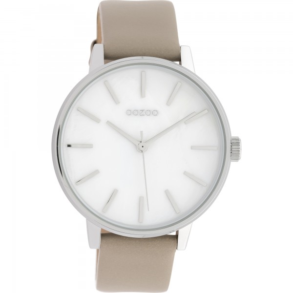 OOZOO Timepieces C10118 Beige Leather Strap