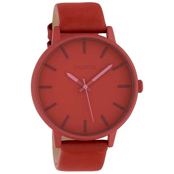 OOZOO Timepieces C10381 Red Leather Strap