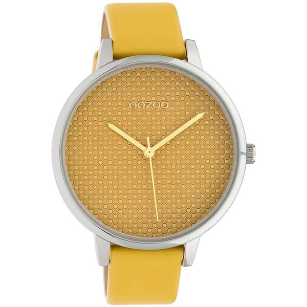 OOZOO Timepieces C10590 Yellow Leather Strap