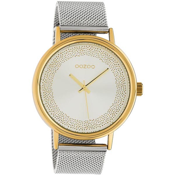OOZOO Timepieces C10628 Silver Stainless Steel Bracelet