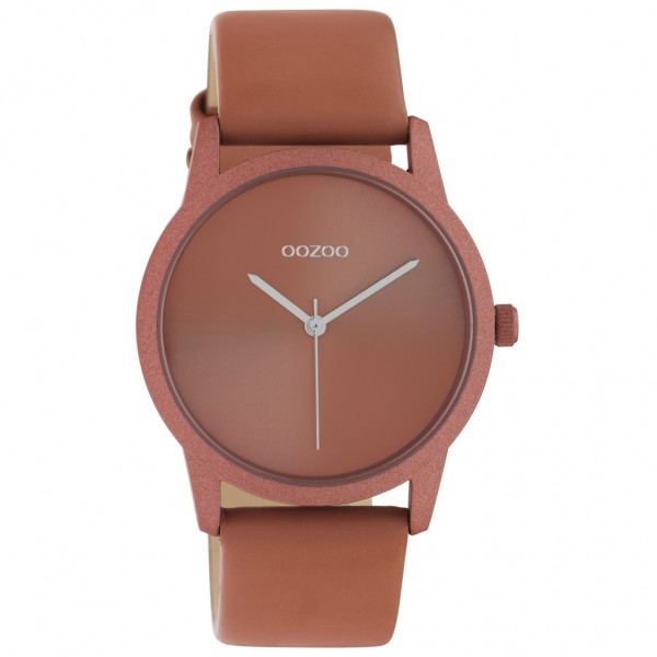 OOZOO Timepieces C10947 Red Leather Strap