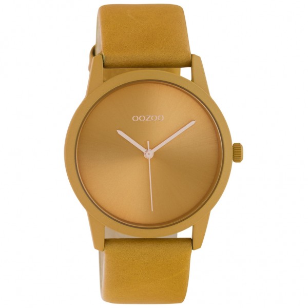 OOZOO Timepieces C10948 Yellow Leather Strap