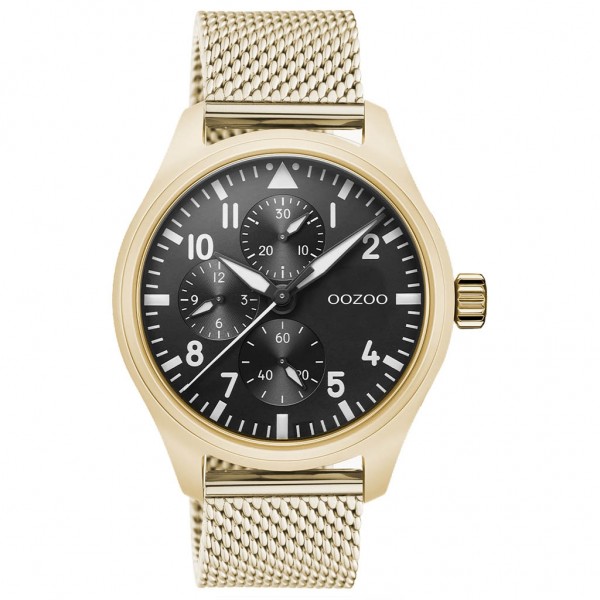 OOZOO Timepieces C10959 Gold Stainless Steel Bracelet